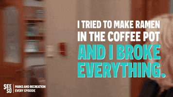 Parks And Recreation Coffee GIF by Seeso