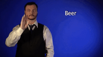sign language beer GIF by Sign with Robert