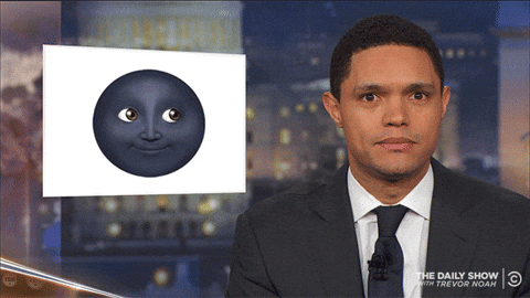 black moon emoji meme