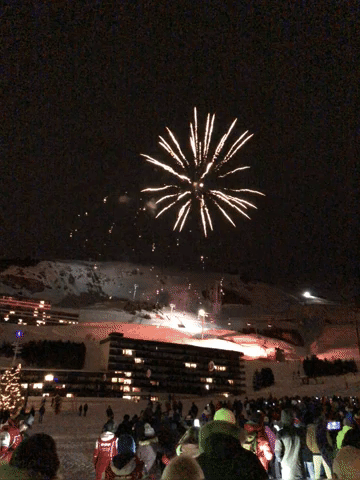 Firework Lesmenuires GIF