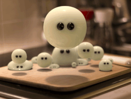 #Food #Stare #Creepy #Lookingatyou #Animation GIF by Mascista