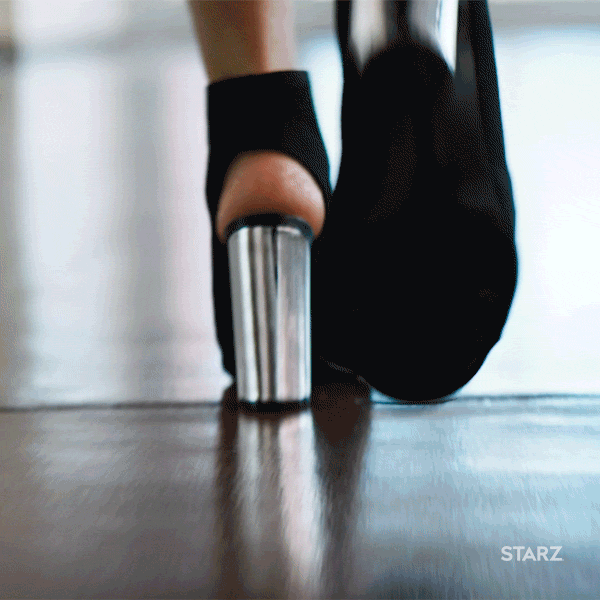 high heels walking GIF by STARZ