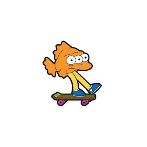 Simpsons Rolling Sticker by Ucman Balaban