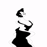 rotate black and white GIF by xavieralopez