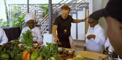 conan obrien cooking GIF by Team Coco