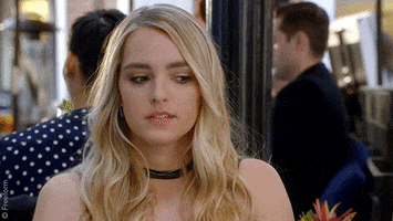 confused katelyn tarver GIF by Famous in Love