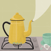 tea time illustration GIF by Nazaret Escobedo