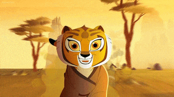 neural animation kung fu panda tigress kung fu panda secret of the scroll GIF