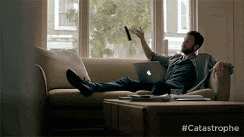 Rob Delaney Humor GIF by Catastrophe