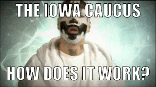 cowboyonpatrol bernie sanders iowa caucus GIF