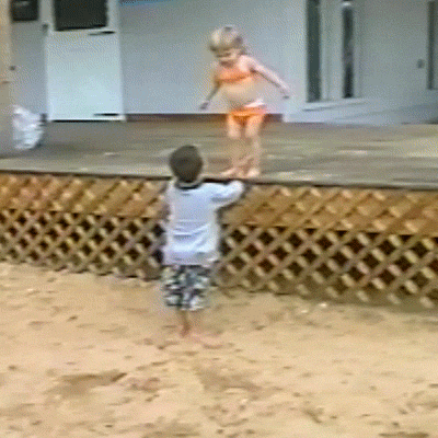 catch me lol GIF by America&#39;s Funniest Home Videos