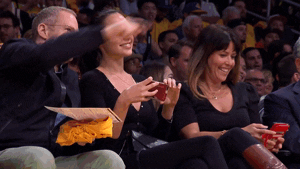 just hanging out wonder woman GIF by NBA