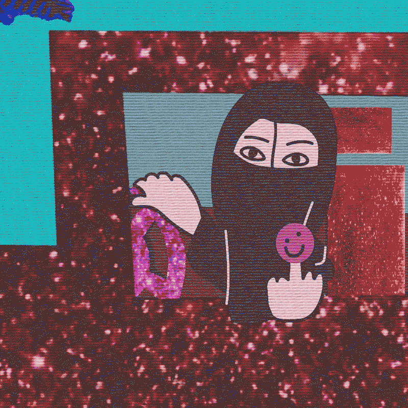 Design Middle Finger GIF by Nerian Keywan