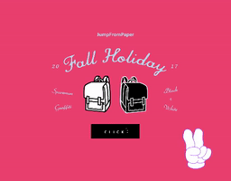 jumpfrompaper holiday GIF