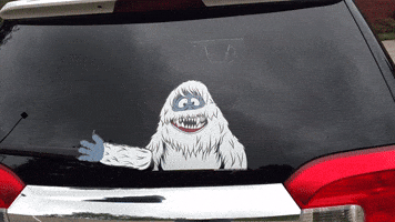 snow monster snowman GIF by WiperTags