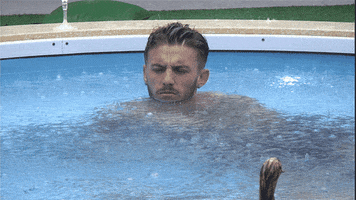 Swimming Pool Rain GIF by Big Brother UK