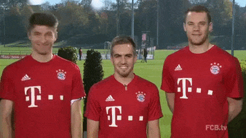 Manuel Neuer Hello GIF by FC Bayern Munich