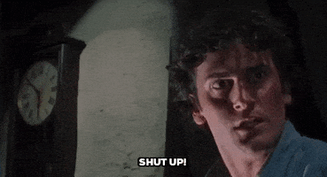bruce campbell shut up GIF