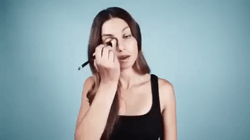 how to model GIF by Byrdie Beauty