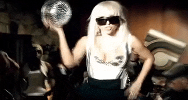 music video disco ball GIF by Lady Gaga