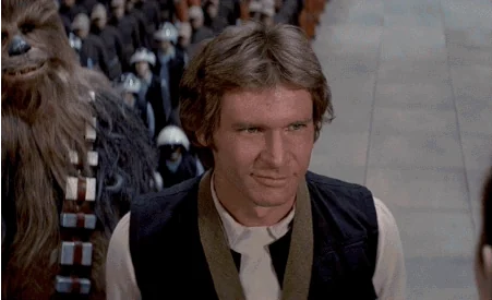 Harrison Ford Flirting GIF by Star Wars