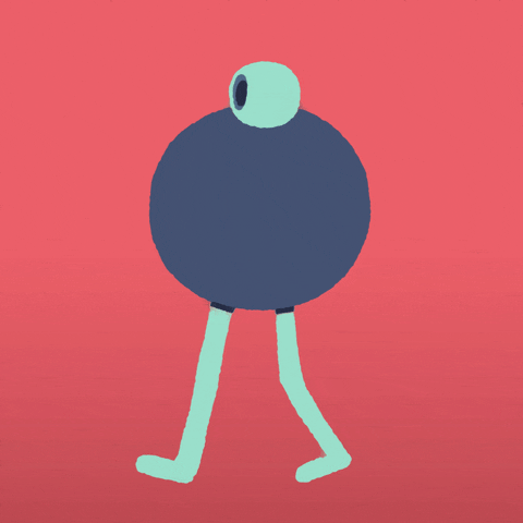 Animation Walking GIF by Dennie Bright
