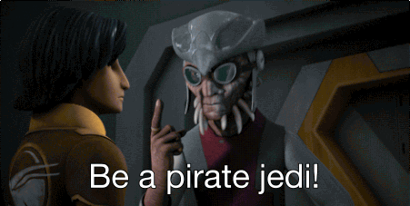 Hondo Ohnaka Pirate GIF by Star Wars - Find & Share on GIPHY