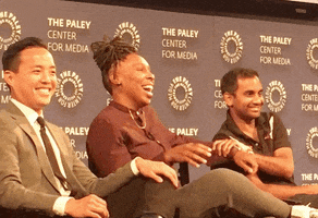 Aziz Ansari Lol GIF by The Paley Center for Media