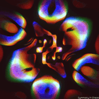 symmetryinchaos blender3d #dispersion #wave #op #art #organic GIF