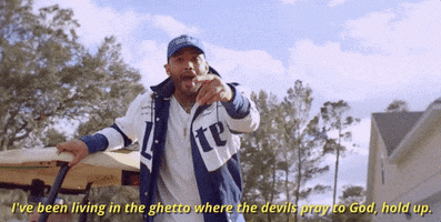 i've been living in the ghetto where the devils pray to god hold up GIF by Joyner Lucas