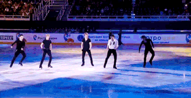 Fziaachour dancers on ice fziachour patinage artistique GIF