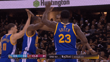 golden state warriors 2017 nba finals game 3 GIF by NBA