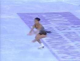 ice skating asian GIF