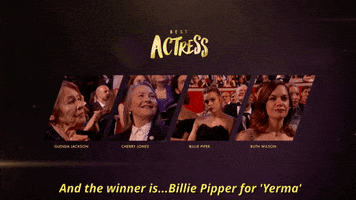 olivier awards 2017 billie pipper GIF by Official London Theatre