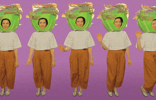 Lettuce Head Dance GIF by Salad for President