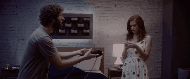 Pillow Talking Angry Girlfriend GIF by Lil Dicky - Find & Share on GIPHY