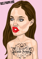 angelina jolie lips moving GIF by Ryan Casey