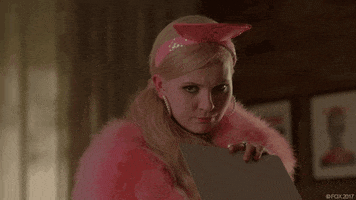 shocked scream queens GIF by 20th Century Fox Home Entertainment