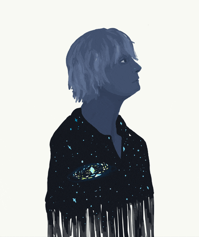 Illustration Space GIF by Vertei Archi