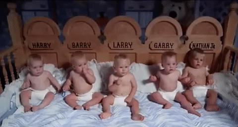 raising arizona babies GIF