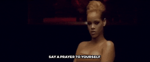 Russian Roulette Music Video Say A Prayer To Yourself GIF by