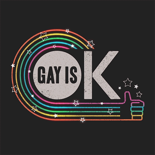 jesshanebury art illustration rainbow gay GIF
