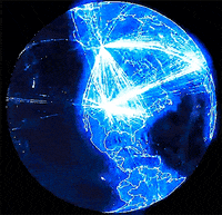 transparent spinning globe gif