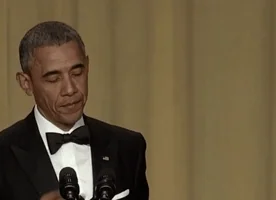 barack obama mic drop GIF