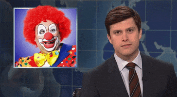 clown GIF by Saturday Night Live