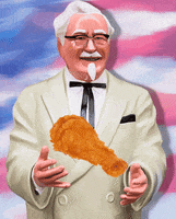 fried chicken animation GIF by octavioterol