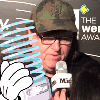michael moore GIF by The Webby Awards