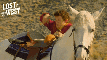 lost in the west Riding a horse GIF by Nickelodeon