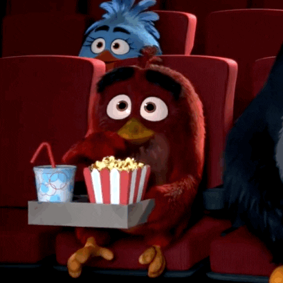 Movie Popcorn GIF by Angry Birds - Find & Share on GIPHY