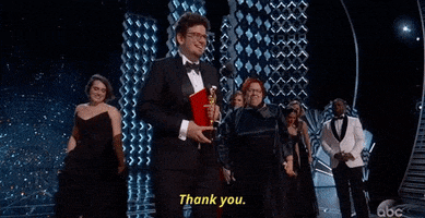 oscars 2017 thank you GIF by The Academy Awards